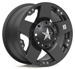 XD775-ROCKSTAR - MATTE BLACK 18x9.0 5X114.3