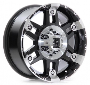 XD797 SPY - GLOSS BLACK MACHINED 18x8.5 5X127