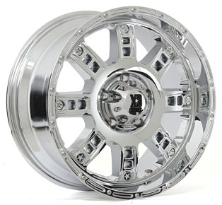 XD809-RIOT - CHROME 18x9.0 5X139.7