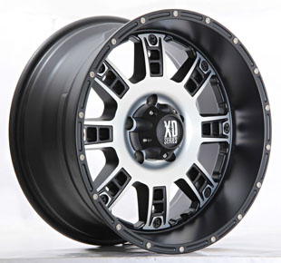 XD809-RIOT - MATTE BLACK MACH 18x9.0 5X127