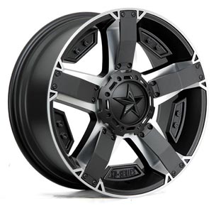 XD811-RS2 - MATTE BLACK MACH 20x9.0 6X135/139.7