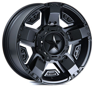 XD811-RS2 - MATTE BLACK W ACCENTS 18x9.0 8X165.1