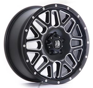 XD820 - SATIN BLACK MILLED 18x8.0 5X120