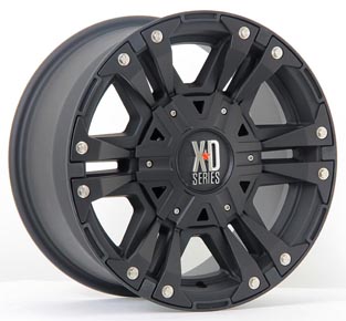 XD822-MONSTER-II - MATTE BLACK 18x10 BLANK