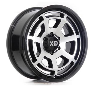 XD824 - GLOSS BLACK MACH FACE 20x9.0 6X139.7