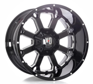 XD825-BUCK - GLOSS BLACK MILLED 6X135/139.7 20x12 R2003026