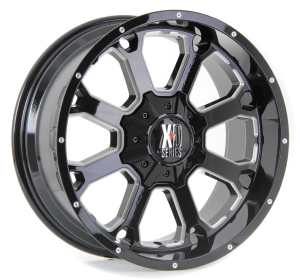 XD825-BUCK - GLOSS BLACK MILLED 8X165.1 20x9.0 R2003702