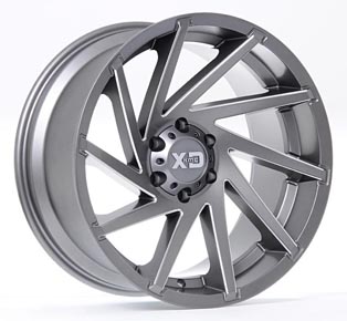 XD834 - SATIN GRAY MILLED 18x9.0 6X135