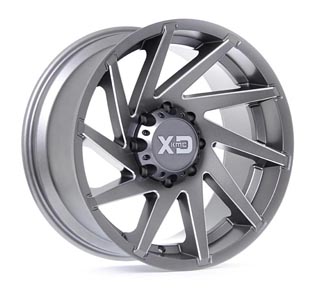 XD834 - SATIN GRAY MILLED 20x9.0 8X170