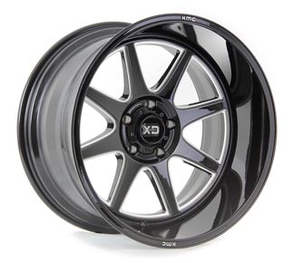 XD844 - GLOSS BLACK MILLED 20x12 5X127 | 6X139.7
