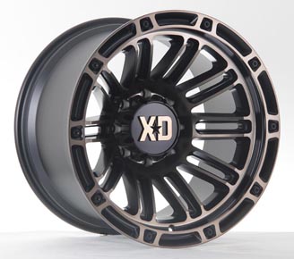 XD846 - SATIN BLACK DARK TINT 20x12 8X165.1
