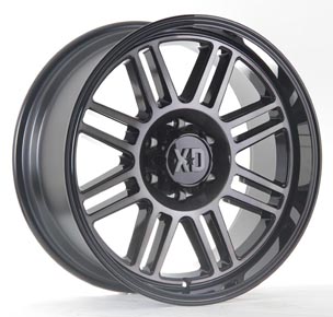 XD850 - GLOSS BLACK W/GRAY TINT 20x9.0 6X139.7