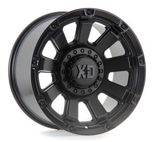 XD852 - SATIN BLACK 20x9.0 BLANK