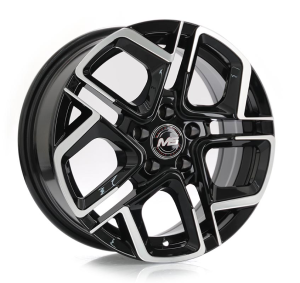 Y1243 - BLACK MACHINE FACE 4X100 | 5X100 15x6.5 R1525139